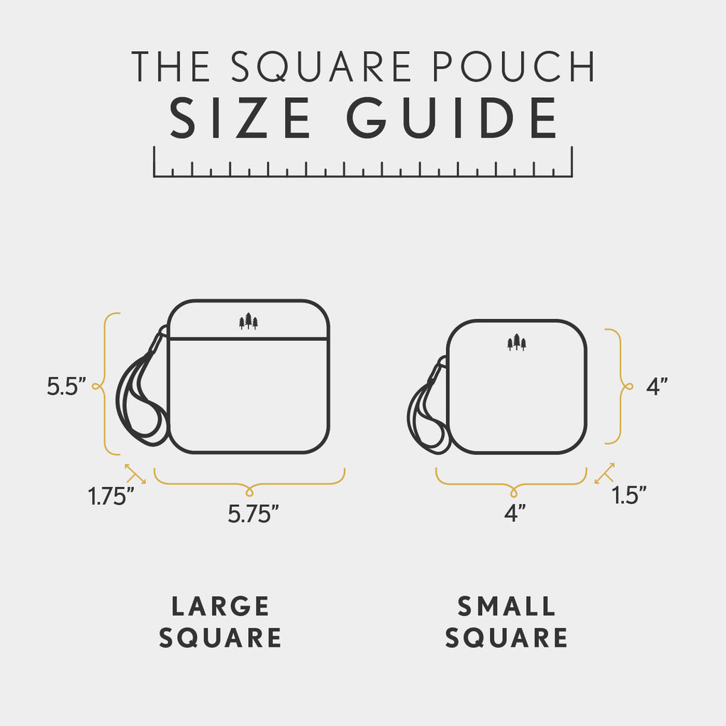 Large Square Pouch
